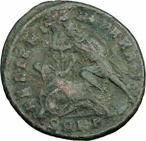 ڶ/ʼݾڽա ƥ    [̵] CONSTANTIUS GALLUS 351AD Roman Ancient Coin BATTLE Horse man i33048