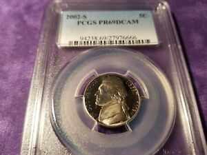 ڶ/ʼݾڽա ƥ Ų 2002 S 5C PCGS PR69DCAM JEFFERSON NICKLE [̵] #oot-wr-3077-66