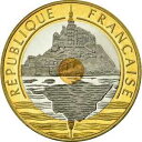 yɔi/iۏ؏tz AeB[NRC RC   [] [#733418] Coin, France, Mont Saint Michel, 20 Francs, 2000, Paris, BE, MS(65-70)