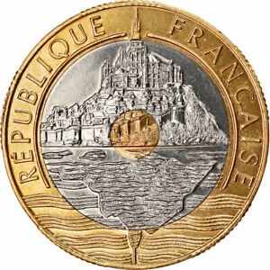 ڶ/ʼݾڽա ƥ    [̵] [#778852] Coin, France, Mont Saint Michel, 20 Francs, 1998, Paris, BE, MS(65-70)