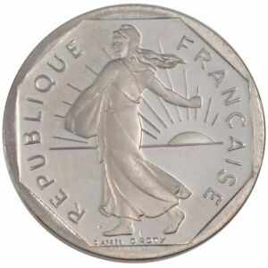  アンティークコイン コイン 金貨 銀貨   FRANCE, Semeuse, 2 Francs, 1996, KM #942.2, MS(65-70), Nickel, 26.5