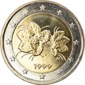 【極美品/品質保証書付】 アンティークコイン コイン 金貨 銀貨 [送料無料] [#795293] Finland, 2 Euro, 1999, Vantaa, MS(63), Bi-Metallic, KM:105