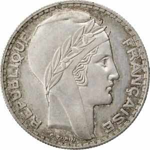 【極美品/品質保証書付】 アンティークコイン コイン 金貨 銀貨 [送料無料] [#26423] FRANCE, Turin, 20 Francs, 1937, Paris, KM #879, MS(63), Silver, 35