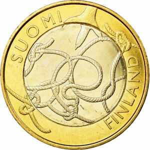  アンティークコイン コイン 金貨 銀貨   Finland, 5 Euro, Provinces - Tavastia, 2011, AU(55-58), Bi-Metallic