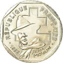 yɔi/iۏ؏tz AeB[NRC RC   [] [#760212] Coin, France, Jean Moulin, 2 Francs, 1993, AU(55-58), Nickel, KM:1062