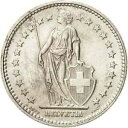 アンティークコイン コイン 金貨 銀貨   Switzerland, 2 Francs, 1922, Bern, AU(55-58), Silver, KM:21