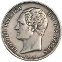【極美品/品質保証書付】 アンティークコイン コイン 金貨 銀貨 [送料無料] [#55675] BELGIUM, 2-1/2 Francs, 1848, KM #11, AU(55-58), Silver, 12.40