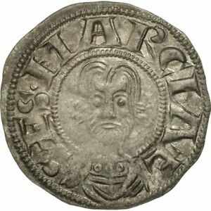  アンティークコイン コイン 金貨 銀貨   Abbaye de Saint-Martial de Limoges, Denarius, AU(55-58), Silver