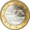 【極美品/品質保証書付】 アンティークコイン コイン 金貨 銀貨 [送料無料] [#765622] Finland, Euro, 2002, AU(55-58), Bi-Metallic, KM:104