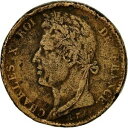  アンティークコイン コイン 金貨 銀貨   FRENCH COLONIES, Charles X, 10 Centimes, 1825, Paris, VF(20-25)