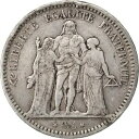 yɔi/iۏ؏tz AeB[NRC RC   [] [#80344] FRANCE, Hercule, 5 Francs, 1848, Bordeaux, KM #756.4, VF(20-25)