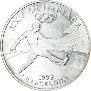 アンティークコイン コイン 金貨 銀貨   Coin, Andorra, 10 Diners, 1989, MS(60-62), Silver, KM:53
