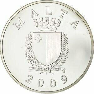 【極美品/品質保証書付】 アンティークコイン コイン 金貨 銀貨 [送料無料] [#430035] Malta, 10 Euro, La Castellania, 2009, MS(65-70), Silver, KM:133