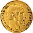  アンティークコイン コイン 金貨 銀貨   Coin, France, Napoleon III, Montecatini, 20 Francs, 1858, Paris, Forgery