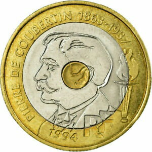 ڶ/ʼݾڽա ƥ    [̵] [#727302] Coin, France, Pierre de Coubertin, 20 Francs, 1994, EF(40-45)