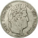  アンティークコイン コイン 金貨 銀貨   France, Louis-Philippe, 5 Francs, 1840, Strasbourg, VF(20-25), Silver