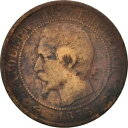  アンティークコイン コイン 金貨 銀貨   France, 10 Centimes, 1856, Lille, VG(8-10), Bronze, KM:771.7