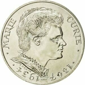 【極美品/品質保証書付】 アンティークコイン コイン 金貨 銀貨 [送料無料] [#452471] France, Marie Curie, 100 Francs, 1984, MS(60-62), Silver, KM:955