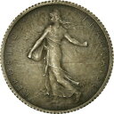 【極美品/品質保証書付】 アンティークコイン コイン 金貨 銀貨 [送料無料] [#485754] Coin, France, Semeuse, Franc, 1898, Paris, Flan mat, AU(55-58), Silver