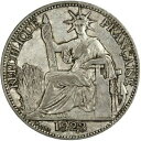yɔi/iۏ؏tz AeB[NRC RC   [] [#30808] FRENCH INDO-CHINA, 20 Cents, 1922, Paris, KM #17.1, AU(50-53), Silver