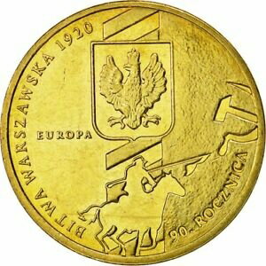 yɔi/iۏ؏tz AeB[NRC RC   [] [#453726] Coin, Poland, 2 Zlote, 2010, Warsaw, MS(60-62), Brass, KM:735
