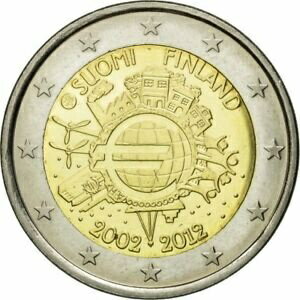ڶ/ʼݾڽա ƥ    [̵] [#581997] Finland, 2 Euro, euro coinage 10 th anniversary, 2012, MS(60-62)