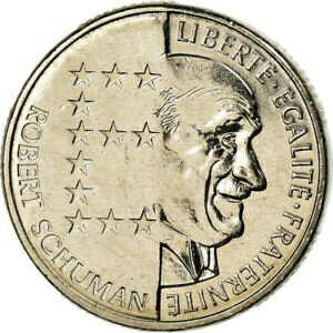 【極美品/品質保証書付】 アンティークコイン コイン 金貨 銀貨 [送料無料] [#774689] Coin, France, Schumann, 10 Francs, 1986, Paris, AU(55-58), Nickel
