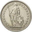 【極美品/品質保証書付】 アンティークコイン コイン 金貨 銀貨 [送料無料] [#75705] SWITZERLAND, 2 Francs, 1968, Bern, KM #21a.1, AU(55-58), Copper-Nickel