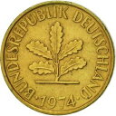 yɔi/iۏ؏tz AeB[NRC RC   [] [#421149] GERMANY - FEDERAL REPUBLIC, 5 Pfennig, 1974, Karlsruhe, AU(55-58)