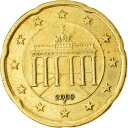 【極美品/品質保証書付】 アンティークコイン コイン 金貨 銀貨 [送料無料] [#766852] GERMANY - FEDERAL REPUBLIC, 20 Euro Cent, 2009, AU(55-58), Brass