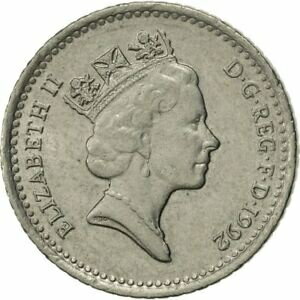 yɔi/iۏ؏tz AeB[NRC RC   [] [#423054] Great Britain, Elizabeth II, 5 Pence, 1992, AU(55-58), Copper-nickel