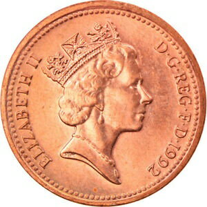 yɔi/iۏ؏tz AeB[NRC RC   [] [#817504] Coin, Great Britain, Elizabeth II, Penny, 1992, AU(55-58), Copper