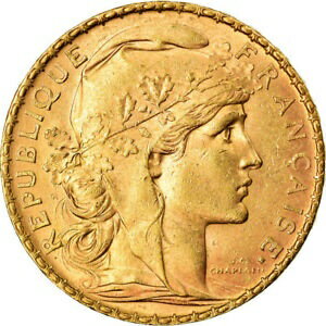  アンティークコイン コイン 金貨 銀貨   Coin, France, Marianne, 20 Francs, 1904, Paris, AU(50-53), Gold