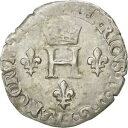 yɔi/iۏ؏tz AeB[NRC RC   [] [#69893] FRANCE, Demi Gros de Nesle, 1551, Paris, VF(30-35), Silver, Sombart