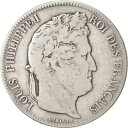  アンティークコイン コイン 金貨 銀貨   France, Louis-Philippe, 5 Francs, 1833, Strasbourg, VF(20-25), Silver