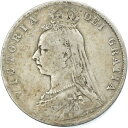 【極美品/品質保証書付】 アンティークコイン コイン 金貨 銀貨 [送料無料] [#796456] Coin, Great Britain, Victoria, 1/2 Crown, 1892, VF(20-25), Silver