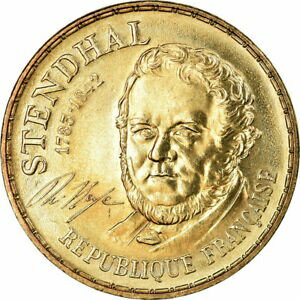  アンティークコイン コイン 金貨 銀貨   Coin, France, Stendhal, 10 Francs, 1983, AU(55-58), Nickel-Bronze