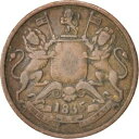  アンティークコイン コイン 金貨 銀貨   INDIA-BRITISH, 1/2 Anna, 1835, VF(30-35), Copper, KM:447.1