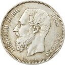 yɔi/iۏ؏tz AeB[NRC RC   [] [#883719] Coin, Belgium, Leopold II, 5 Francs, 5 Frank, 1869, VF(30-35), Silver