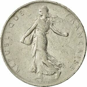 yɔi/iۏ؏tz AeB[NRC RC   [] [#521443] Coin, France, Semeuse, Franc, 1960, Paris, VF(30-35), Nickel, KM:925.1