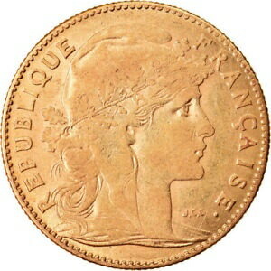 ڶ/ʼݾڽա ƥ    [̵] [#855958] Coin, France, Marianne, 10 Francs, 1900, Paris, VF(30-35), Gold