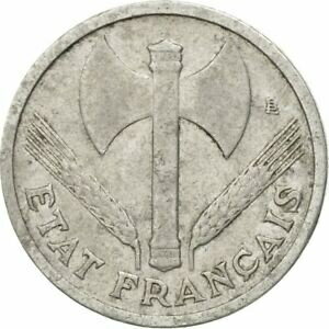 ڶ/ʼݾڽա ƥ    [̵] [#507973] France, Bazor, Franc, 1943, Paris, Heavy weight, VF(20-25), Aluminum