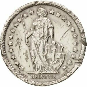 【極美品/品質保証書付】 アンティークコイン コイン 金貨 銀貨 [送料無料] [#17216] Switzerland, 1/2 Franc, 1963, Bern, VF(20-25), Silver, KM:23