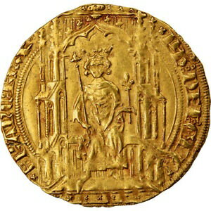 【極美品/品質保証書付】 アンティークコイン 硬貨 [#902527] Coin, France, Philippe VI, Double Royal d'Or, Double Royal d'Or [送料無料] #ocf-wr-3162-1534