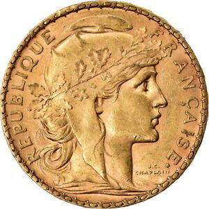  アンティークコイン コイン 金貨 銀貨   Coin, France, Marianne, 20 Francs, 1904, Paris, AU(50-53), Gold