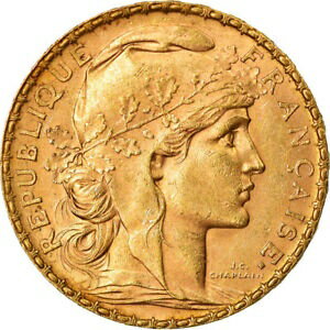  アンティークコイン コイン 金貨 銀貨   Coin, France, Marianne, 20 Francs, 1904, Paris, AU(55-58), Gold