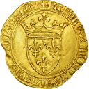 【極美品/品質保証書付】 アンティークコイン コイン 金貨 銀貨 [送料無料] [#517467] Coin, France, Charles VI, Ecu d'or, Dijon, AU(50-53), Gold