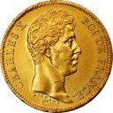 yɔi/iۏ؏tz AeB[NRC RC   [] [#489884] Coin, France, Charles X, 40 Francs, 1824, Paris, AU(50-53), Gold