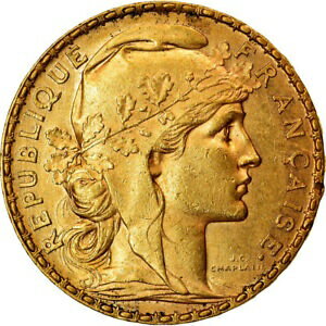  アンティークコイン コイン 金貨 銀貨   Coin, France, Marianne, 20 Francs, 1905, Paris, AU(50-53), Gold