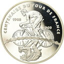  アンティークコイン コイン 金貨 銀貨   France, 1-1/2 Euro, Tour de France - Cent ans, 2003, BE, MS(65-70)